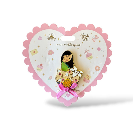 HKDL Magic Prize 2026 Princess Cupcakes Mulan Pin