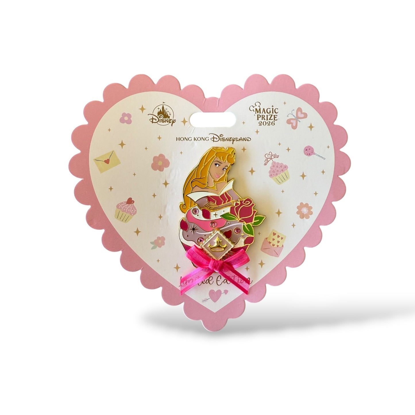 HKDL Magic Prize 2026 Princess Cupcakes Aurora Pin