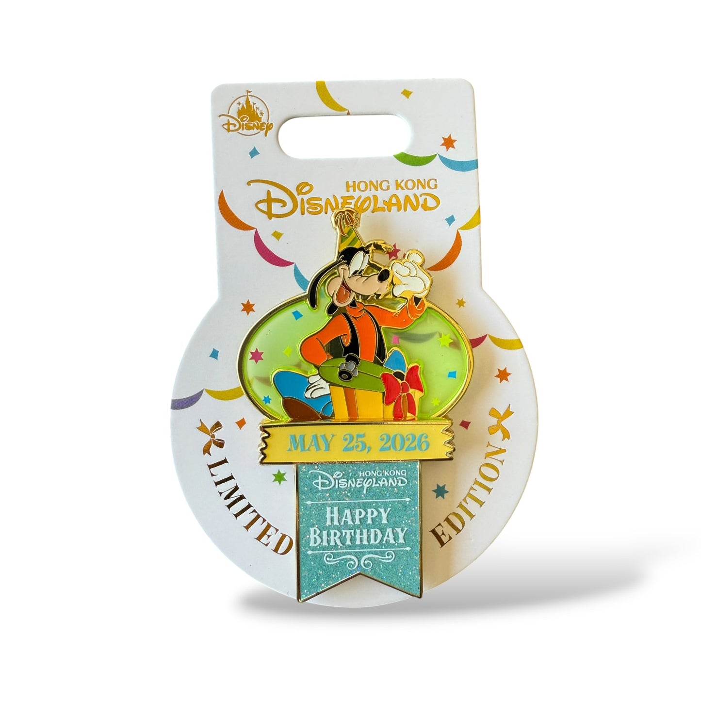 HKDL Walt Disney's Birthday 2026 Goofy Pin