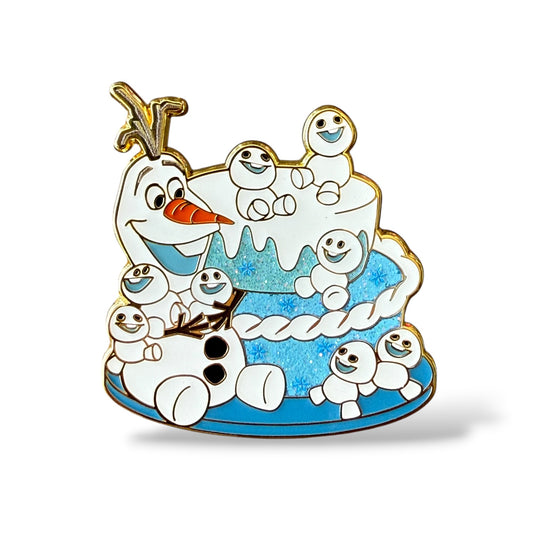 HKDL Magic Prize 2026 Olaf and Snowgies Blue Cake Pin