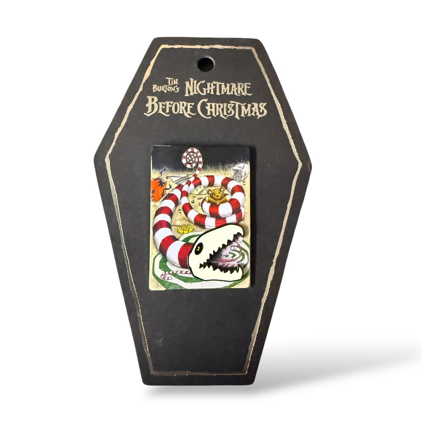 DLR Haunted Mansion Holiday 2001 Stretching Portrait Candy Snake Pin