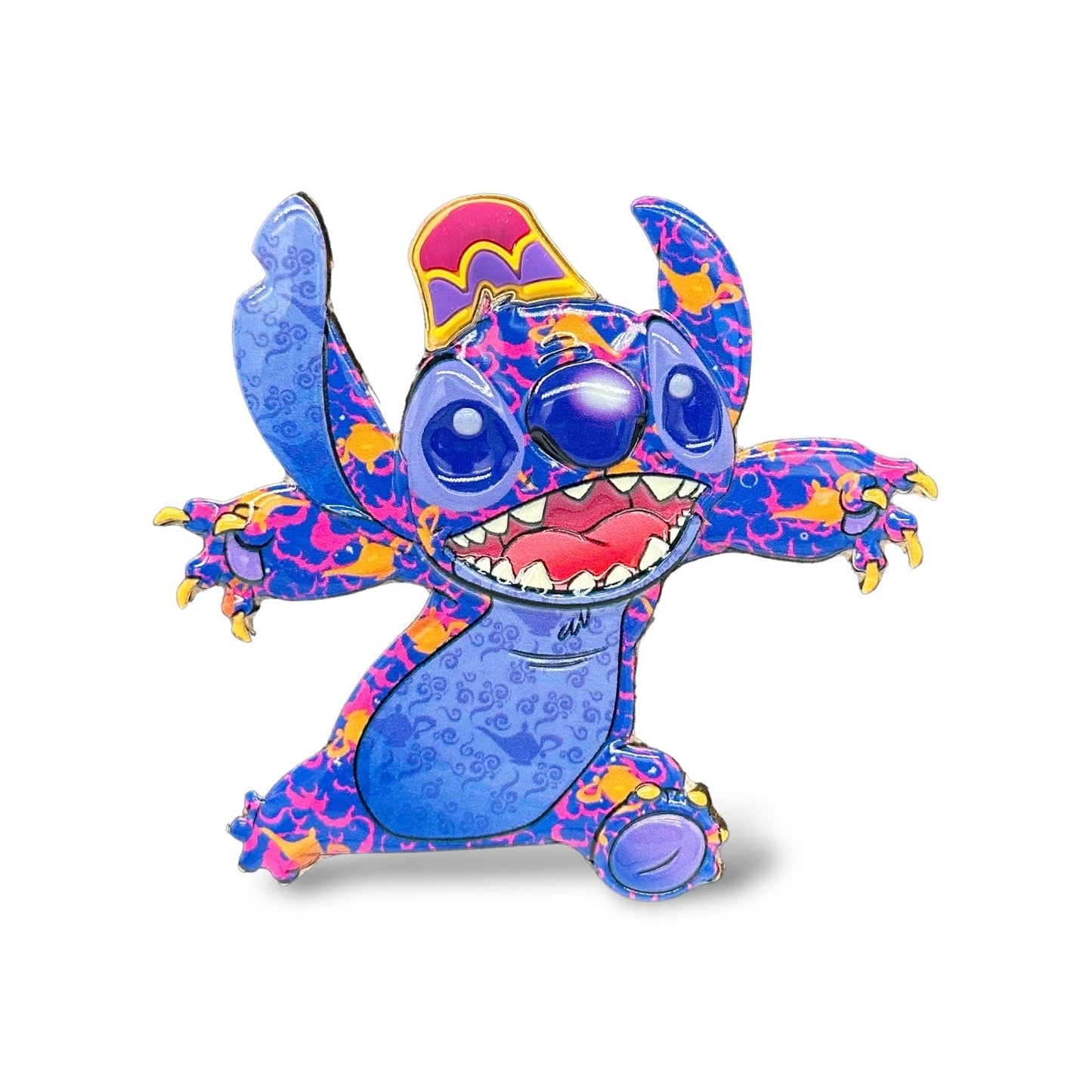Disney Store Stitch Crashes Disney Aladdin Pin