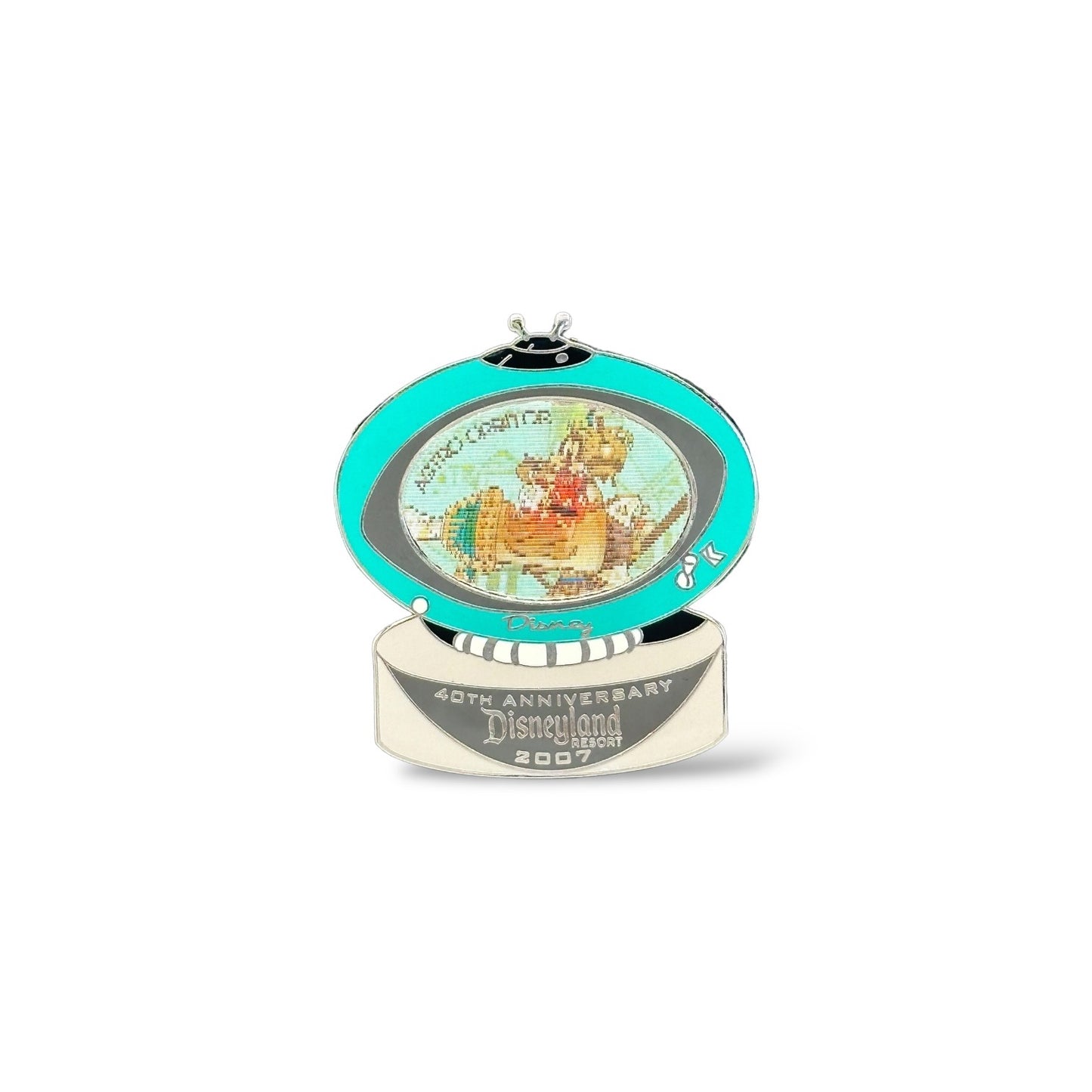 DLR 40th Anniversary Rocket Jets Lenticular Pin