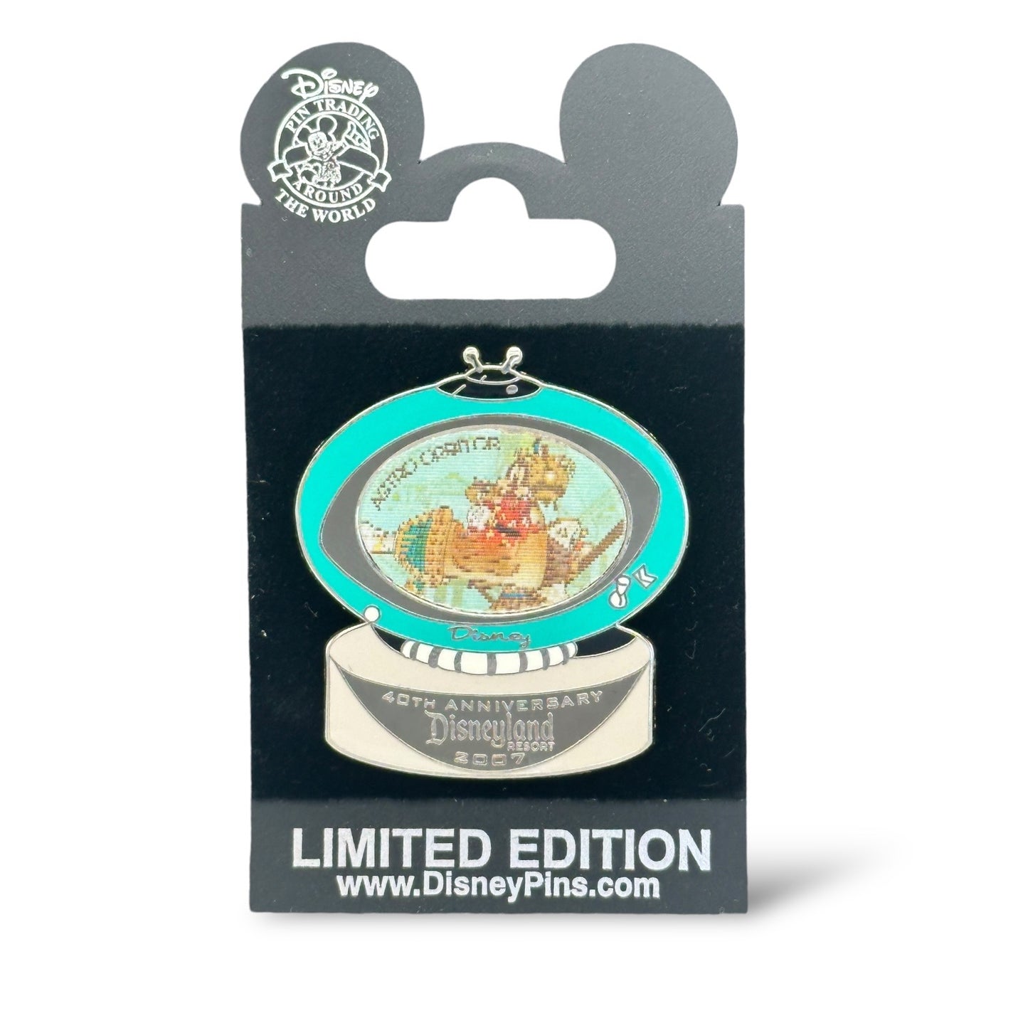 DLR 40th Anniversary Rocket Jets Lenticular Pin