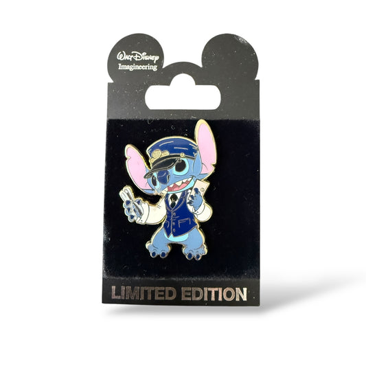 WDI Stitch as Attraction Cast Members Disneyland Railroad Pin