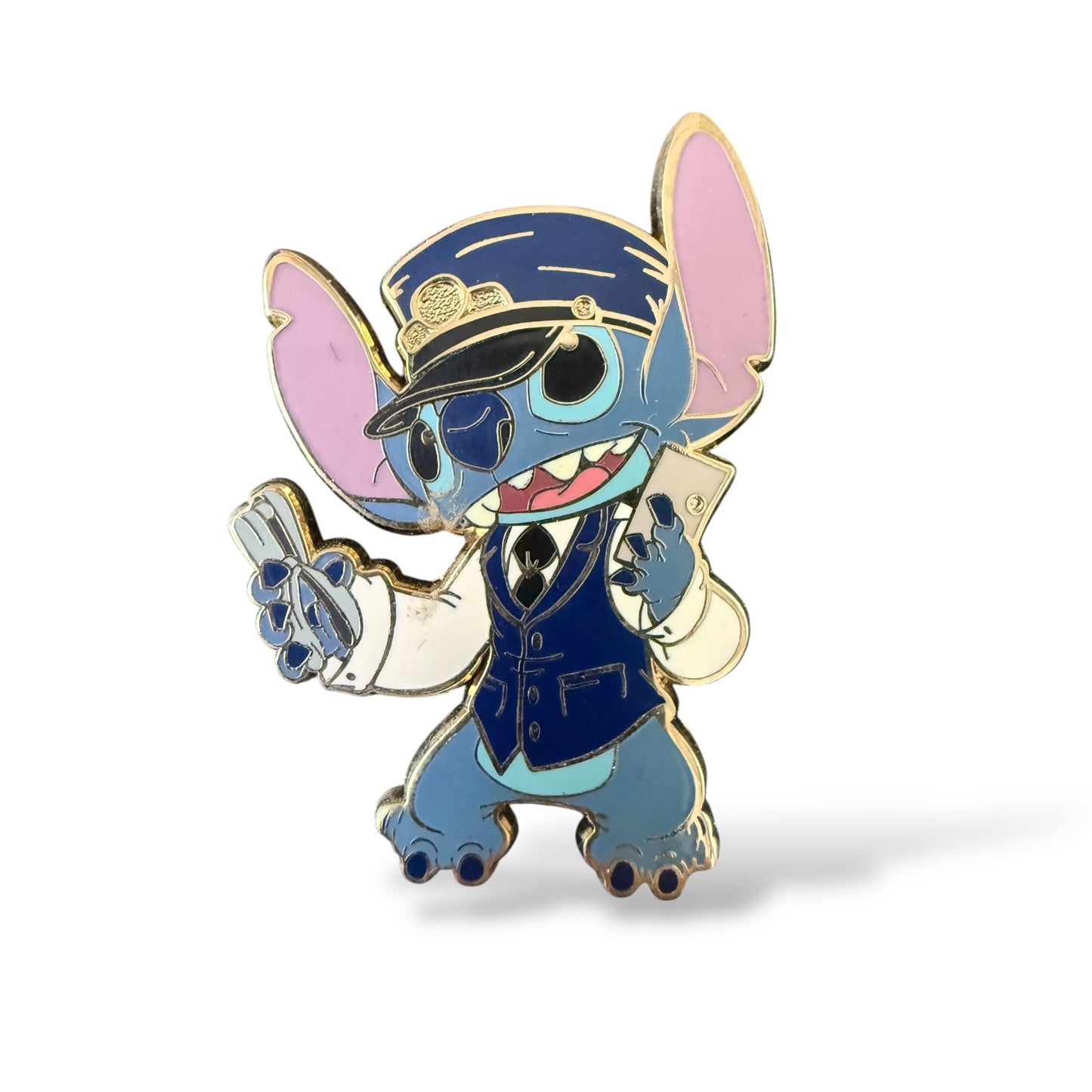 WDI Stitch as Attraction Cast Members Disneyland Railroad Pin