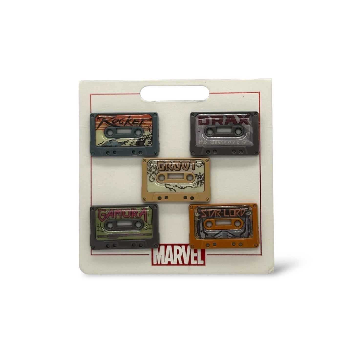 Disney Parks Guardians of The Galaxy Mix Tapes Pin Set