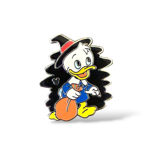Cast Lanyard Trick or Treat Dewey Hidden Mickey Pin