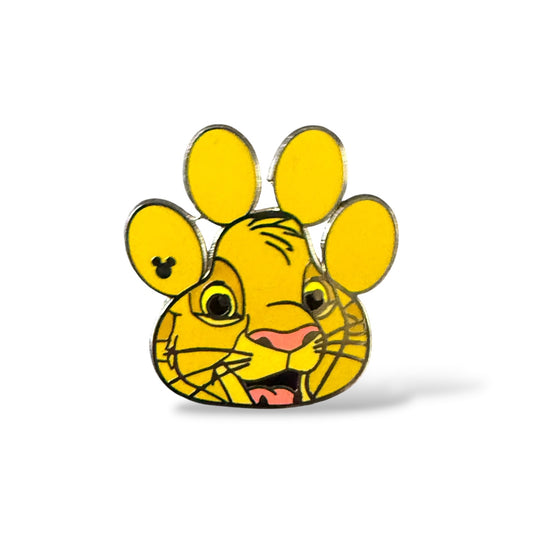Cast Lanyard The Lion King Paw Prints Simba Hidden Mickey Pin