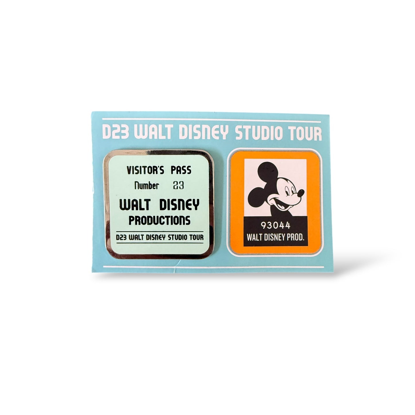 D23 Walt Disney Studio Tour WWII Visitor Pass Pin
