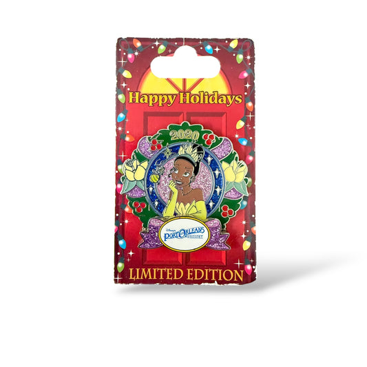 WDW Resort Holiday Wreath 2020 Tiana Port Orleans Pin
