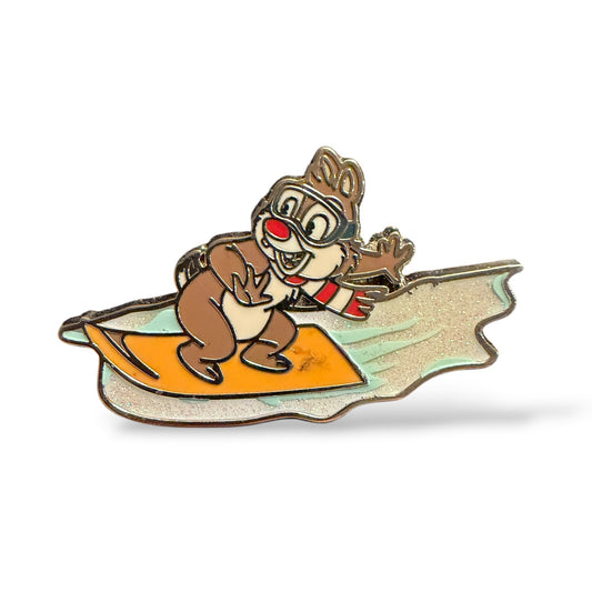 Disney Parks Chip and Dale Holiday Snowboards Dale Pin