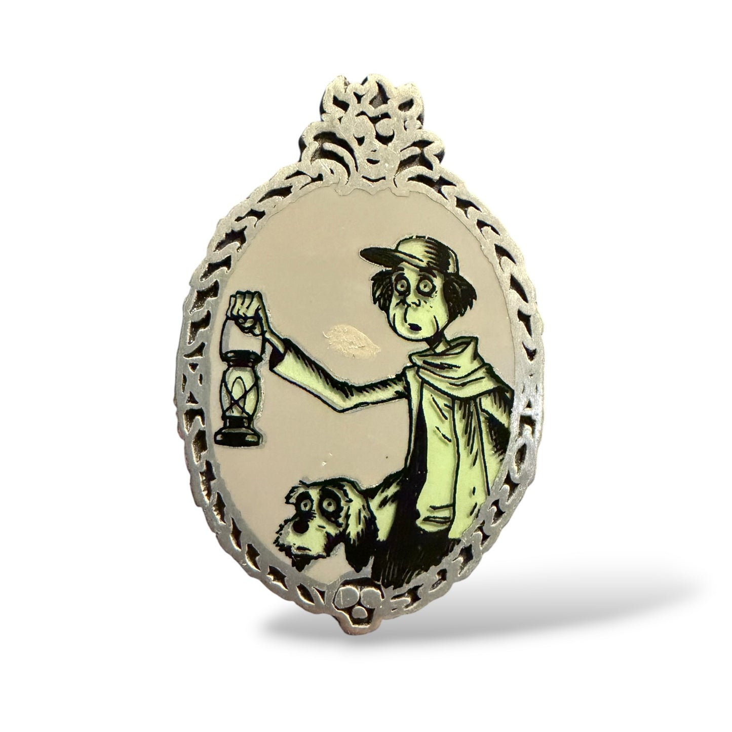 Disney Parks Haunted Mansion Glow Mystery Caretaker Pin