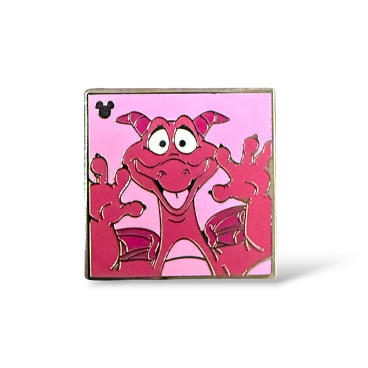 Cast Lanyard Tonal Figment Red Hidden Mickey Pin