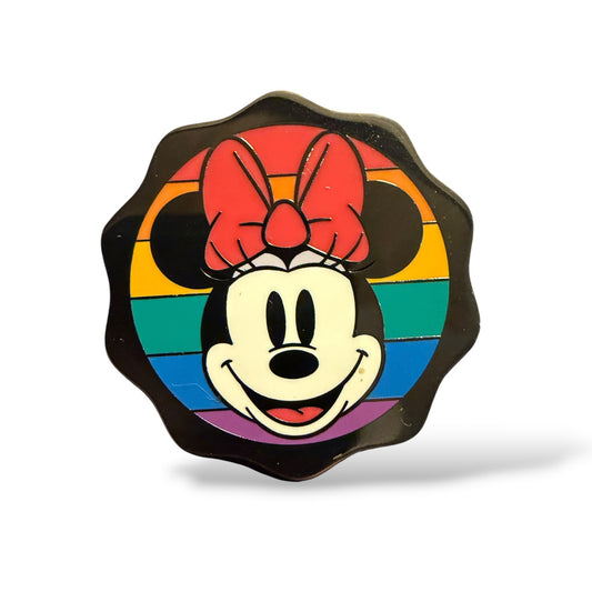 Disney Parks Rainbow Booster Minnie Pin