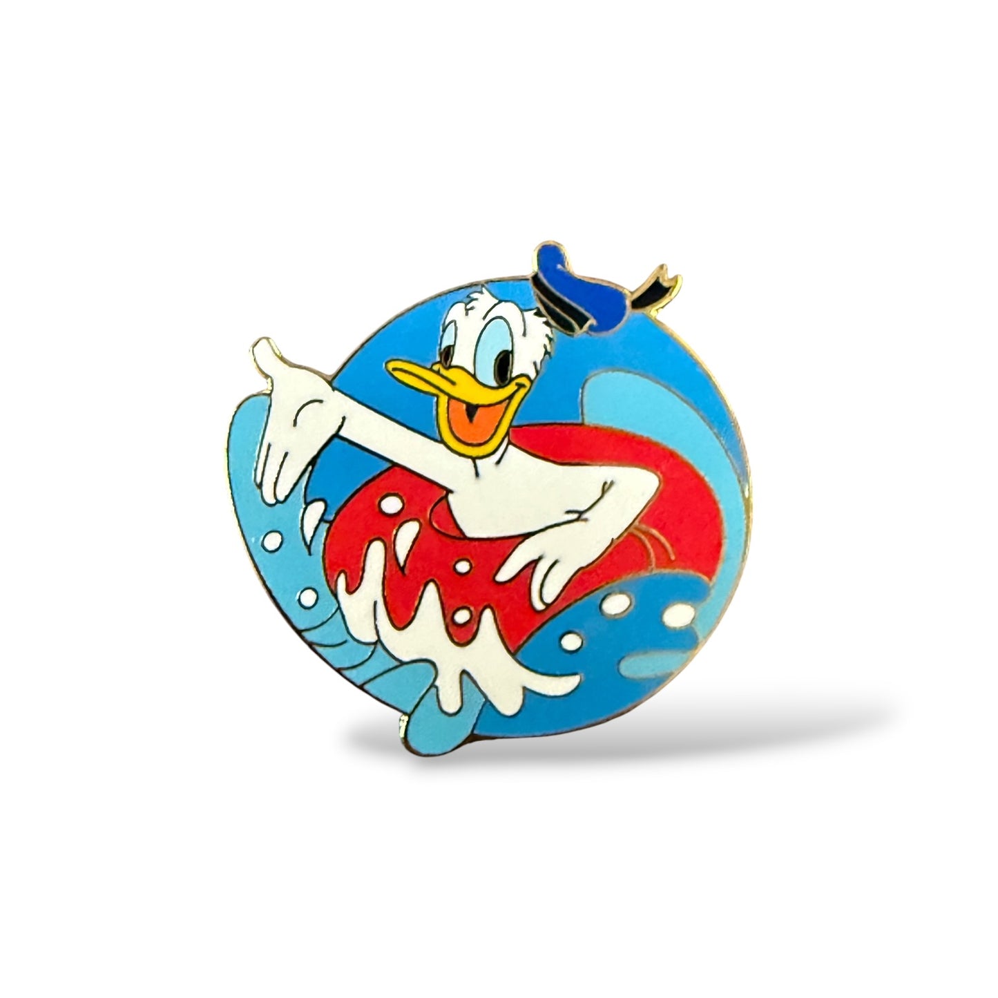Cast Lanyard Inner Tube Donald Hidden Mickey Pin