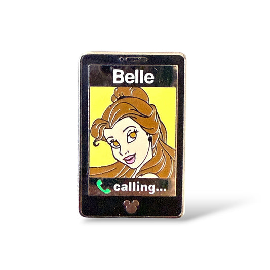 Cast Lanyard Princess Mobile Phones Belle Hidden Mickey Pin