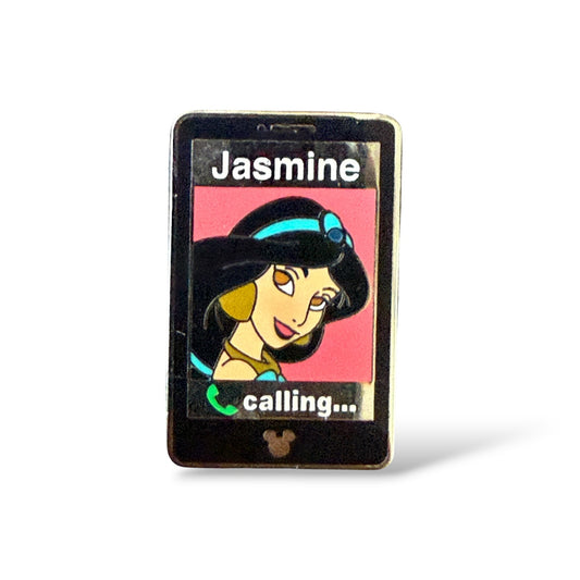 Cast Lanyard Princess Mobile Phones Jasmine Hidden Mickey Pin