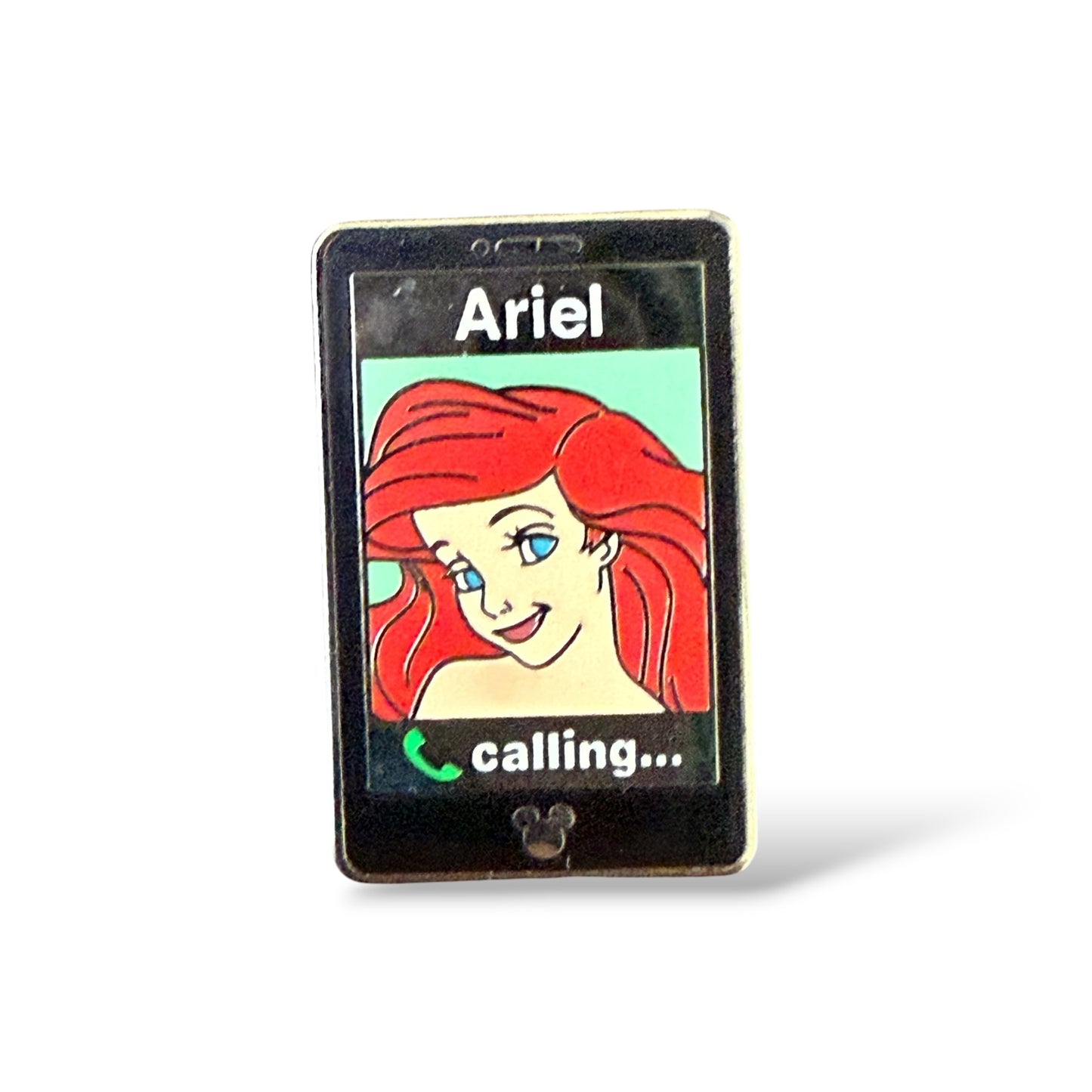 Cast Lanyard Princess Mobile Phones Ariel Hidden Mickey Pin