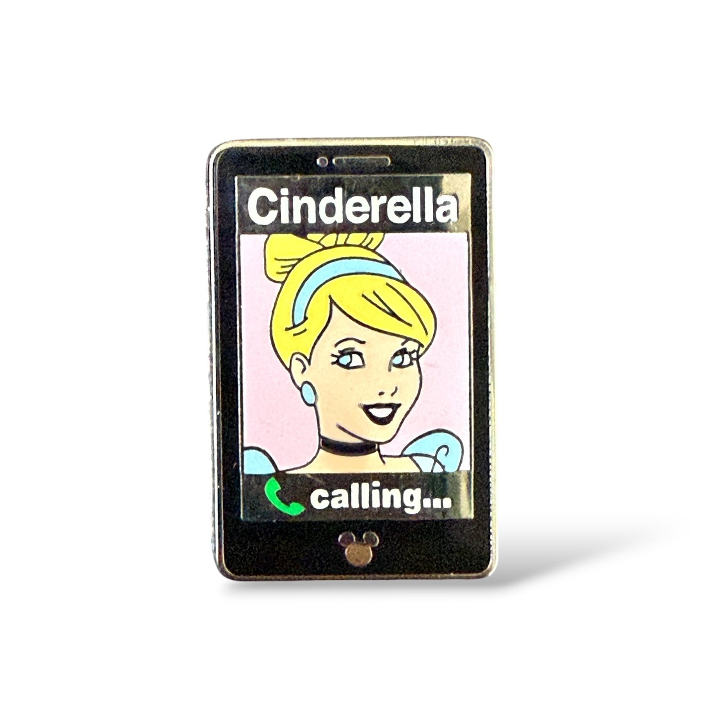 Cast Lanyard Princess Mobile Phones Cinderella Hidden Mickey Pin