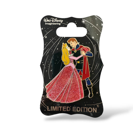 WDI Dancing Princesses Aurora and Prince Phillip Pink Dress Pin