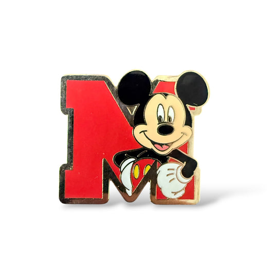 Cast Lanyard Varsity Letters Mickey Mouse Hidden Mickey Pin
