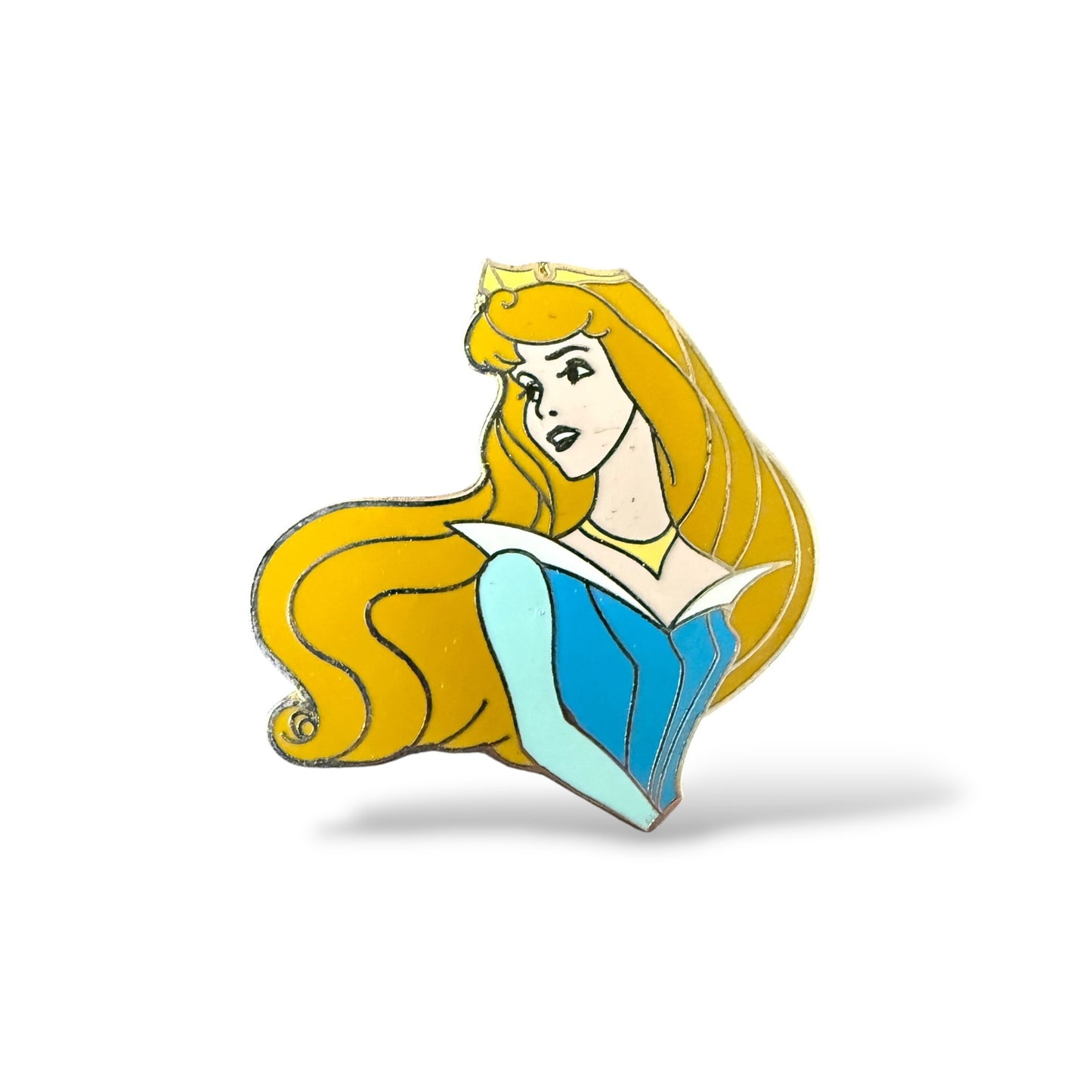 Cast Lanyard Princess Big Hair Aurora Hidden Mickey Pin