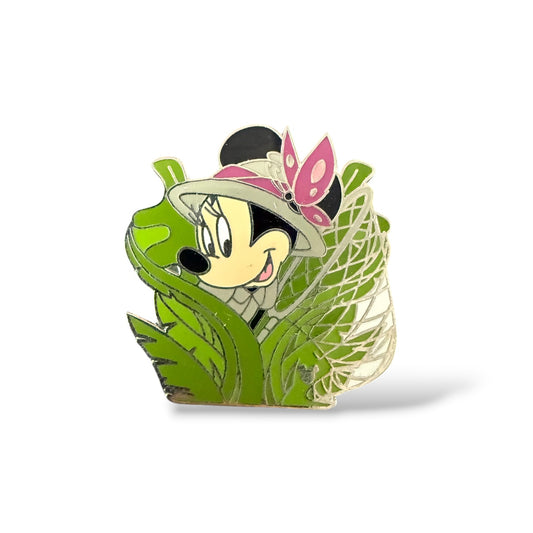Cast Lanyard Butterfly Catcher Minnie Hidden Mickey Pin