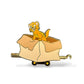 DSSH Cat Train Oliver Box Pin