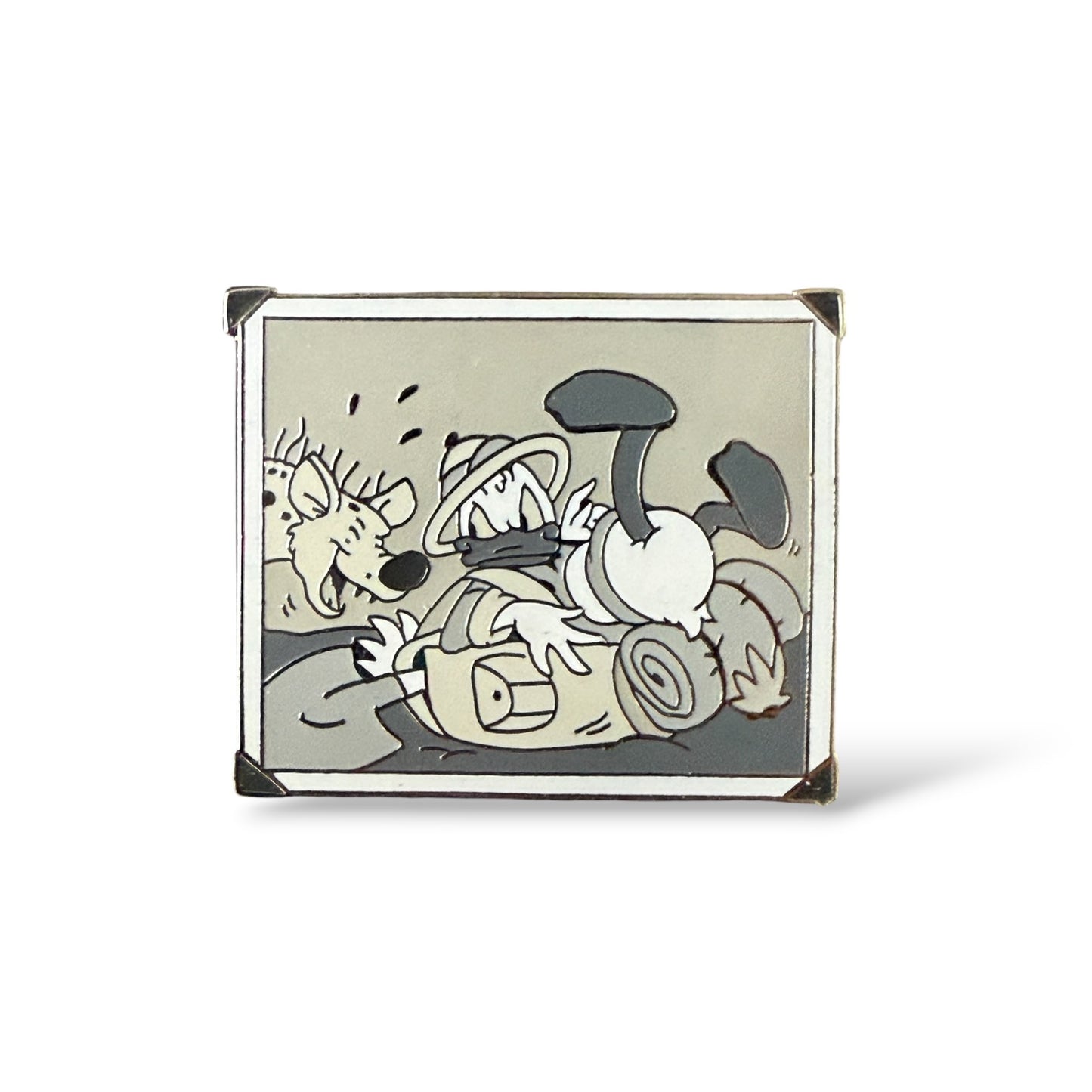 Cast Lanyard Safari Snapshots Donald with a Laughing Hyena Hidden Mickey Pin
