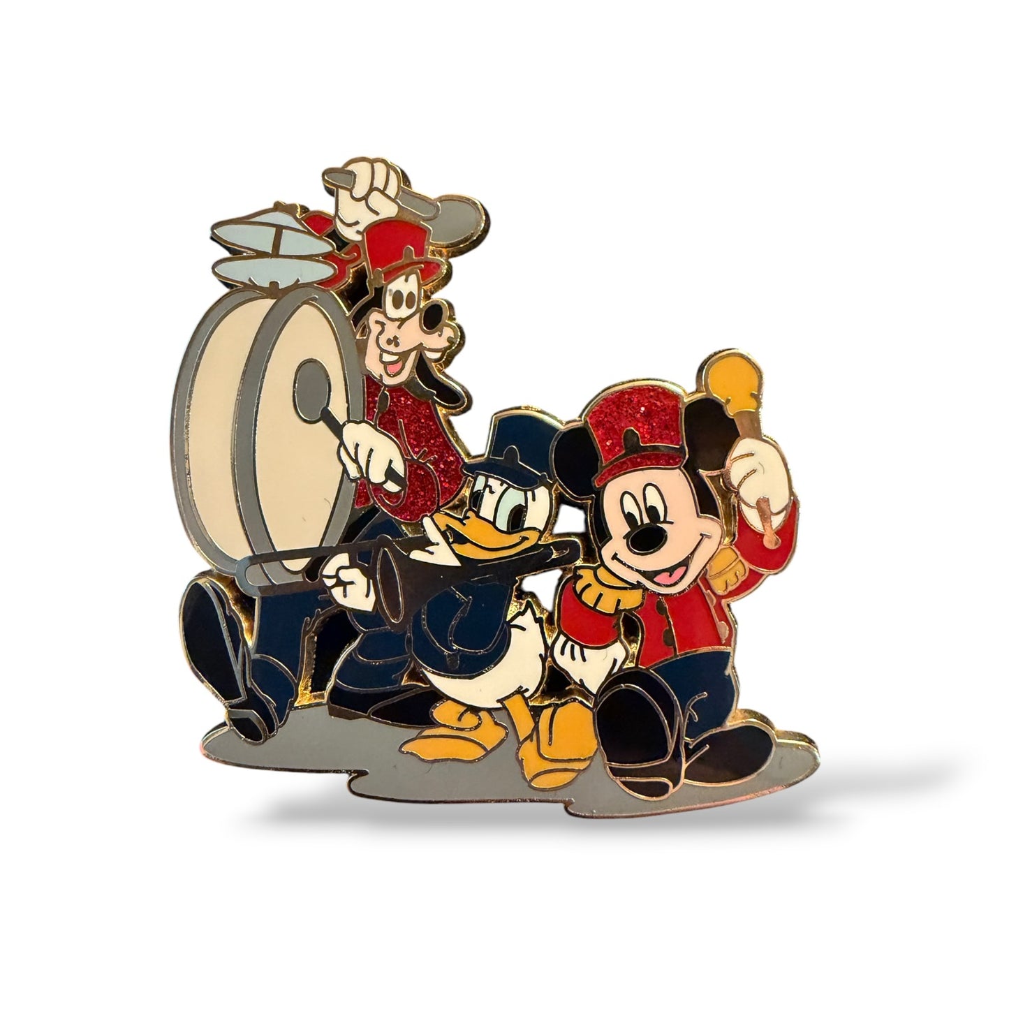 DLR Mickey's Pin Festival of Dreams Mickey, Goofy & Donald Marching Band Pin