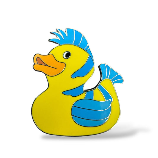 Disney Parks Rubber Duckies of Disney Flounder Pin