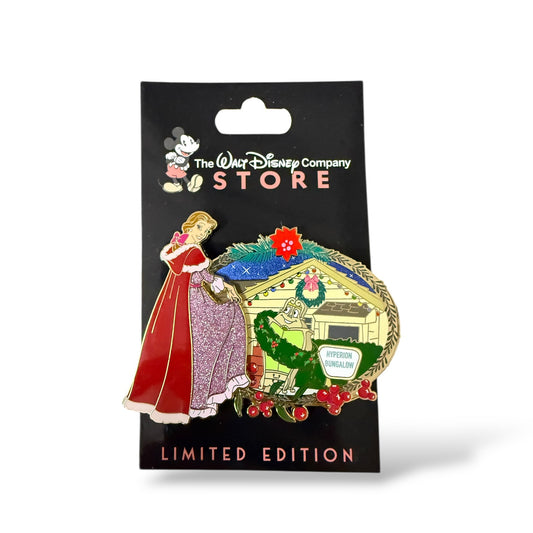 DEC Princess Holiday Celebration at the Studio Lot Belle and Armoire Pin