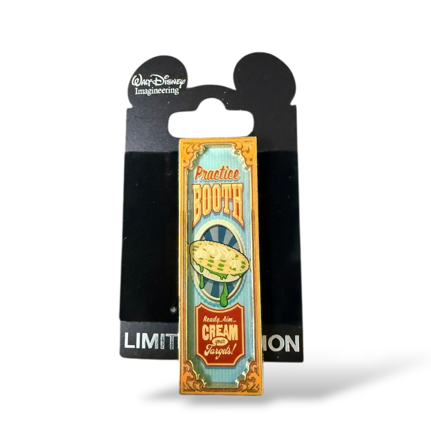 WDI Toy Story Midway Mania Banner Green Cream Pie Pin