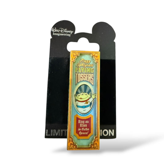 WDI Toy Story Midway Mania Banner Alien Pin