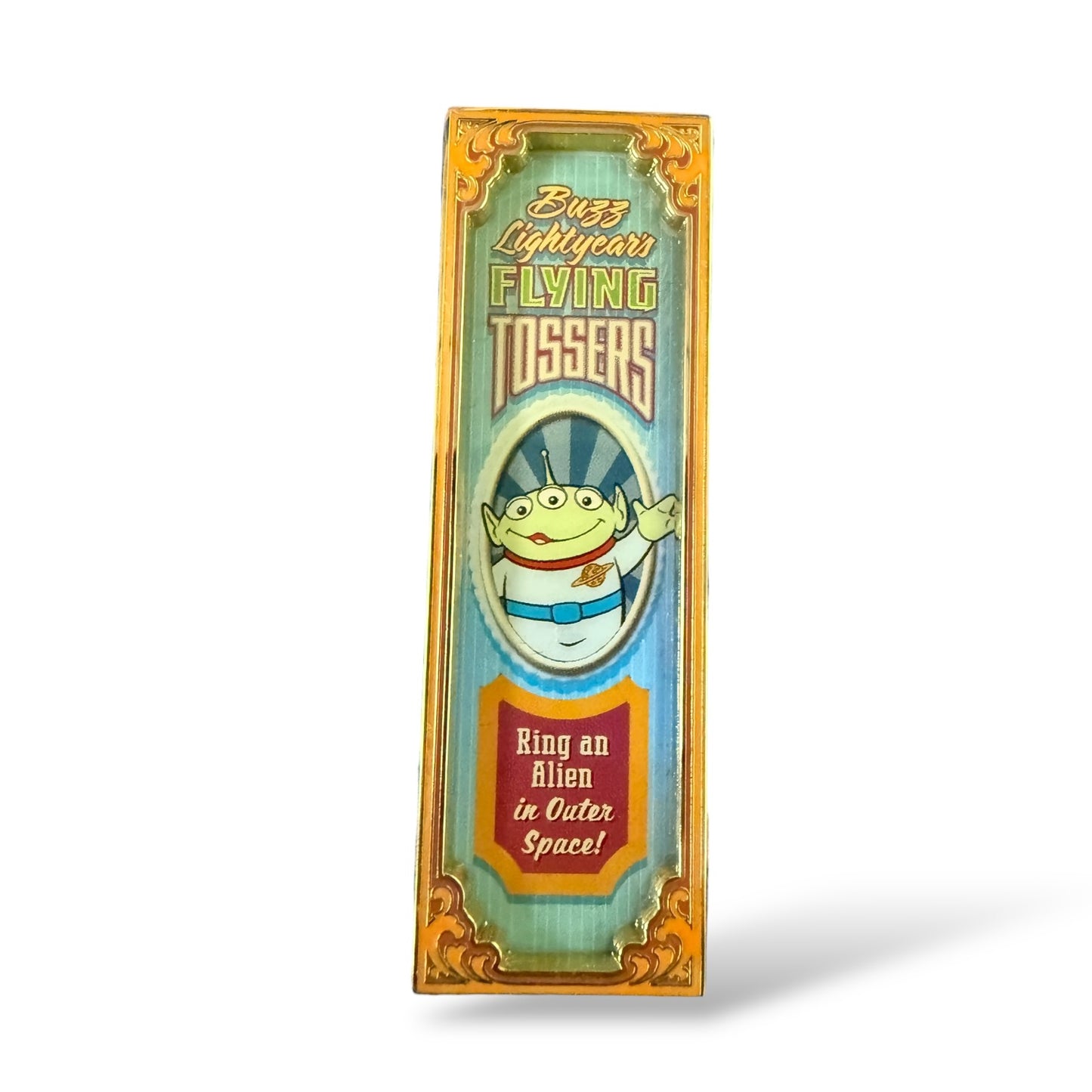 WDI Toy Story Midway Mania Banner Alien Pin