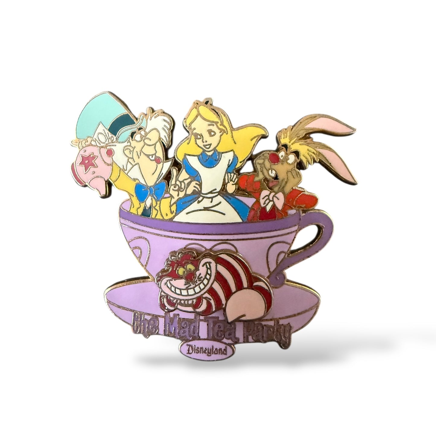 DLR Disneyland Attractions Mad Tea Party Pin