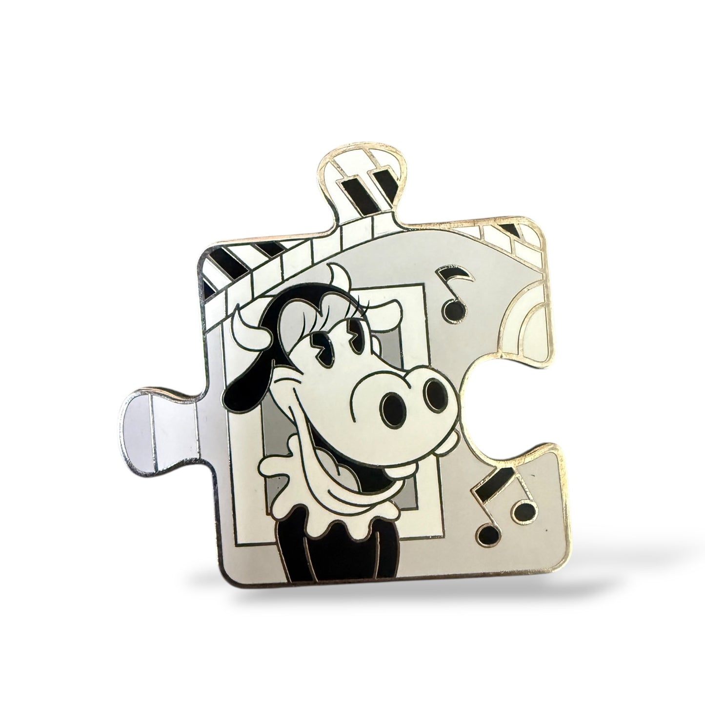 Disney Parks Piano Character Connection Mystery Clarabelle Pin