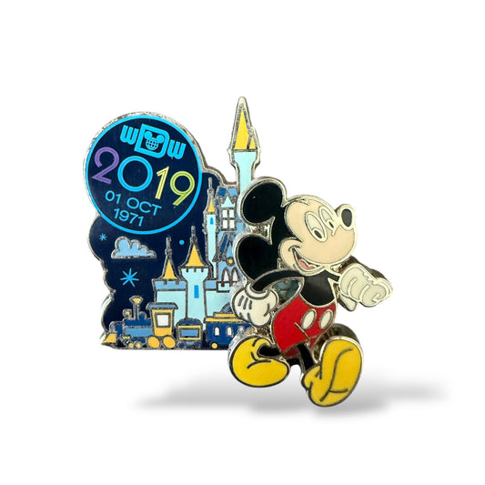 WDW Mickey and Cinderella Castle New Year 2019 Pin