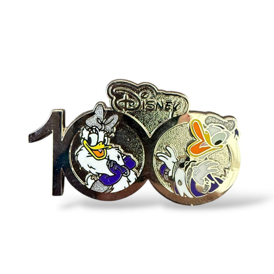 DLR Walt Disney Travel Company Costco Travel Disney 100 Donald and Daisy Pin