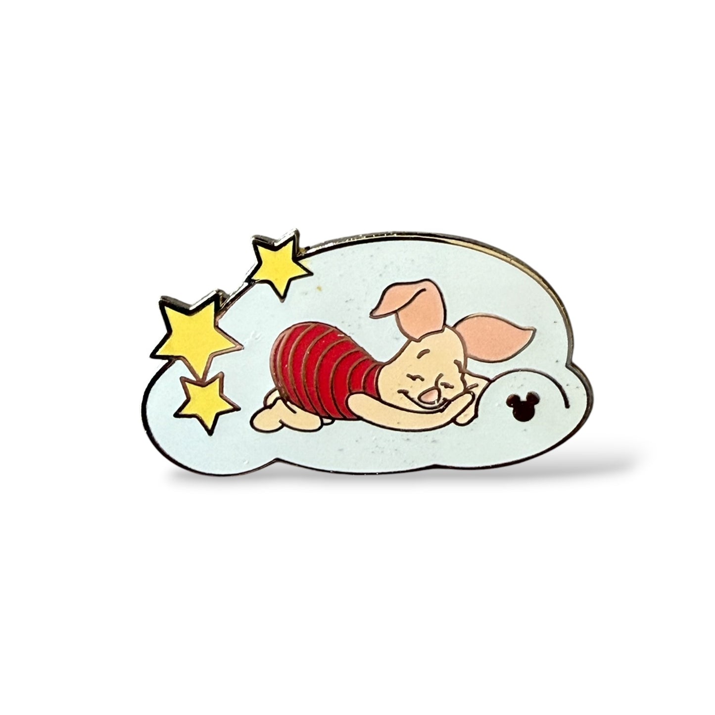 Cast Lanyard Cloud Nap Piglet Hidden Mickey Pin