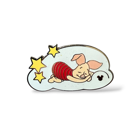 Cast Lanyard Cloud Nap Piglet Hidden Mickey Pin
