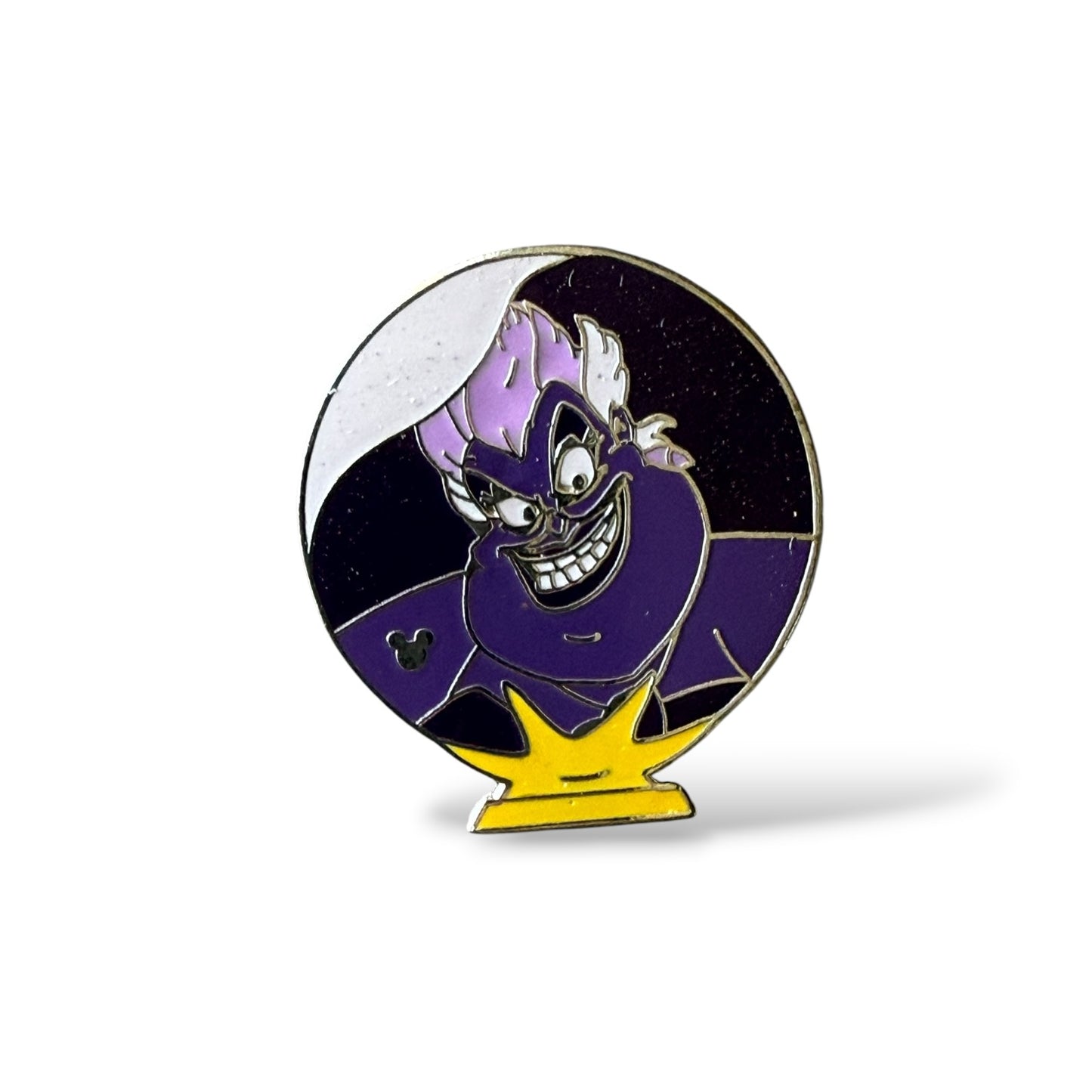 Cast Lanyard Villain Crystal Ball Ursula Hidden Mickey Pin