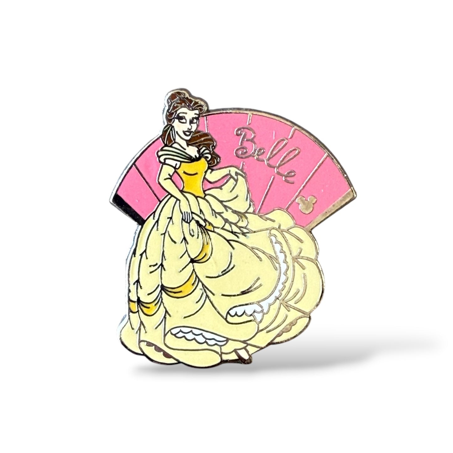 Cast Lanyard Princess Fans Belle Hidden Mickey Pin