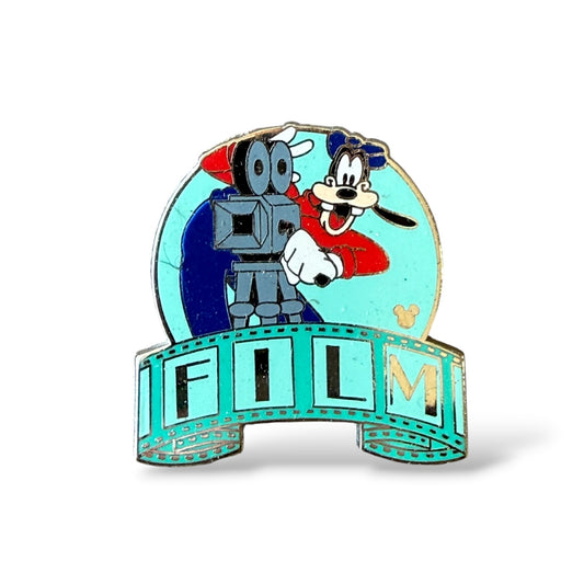 Cast Lanyard MGM Parking Sign Goofy Film Hidden Mickey Pin