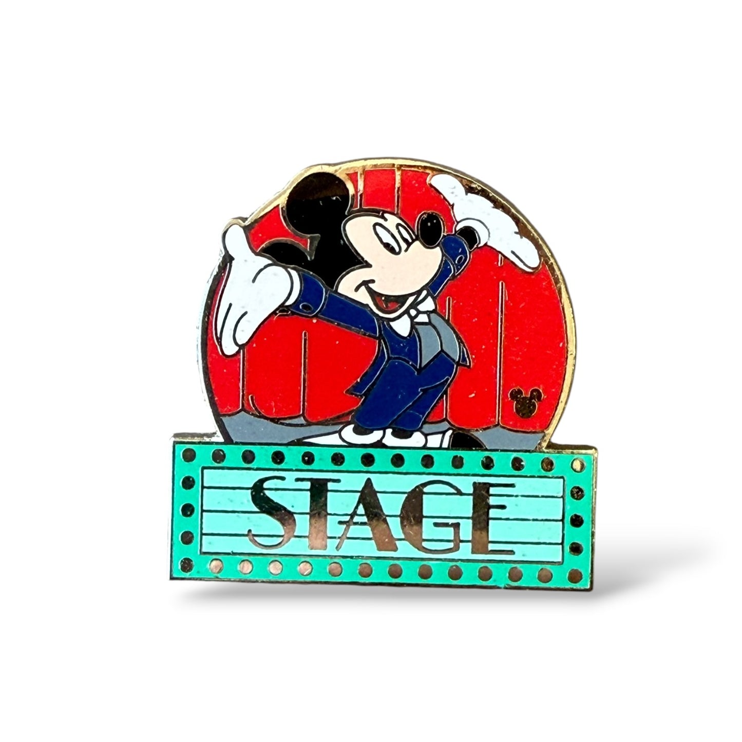 Cast Lanyard MGM Parking Sign Mickey Mouse Stage Hidden Mickey Pin