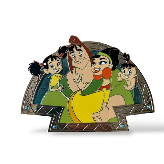 WDI The Emperor's New Groove Series Pacha with His Family Pin