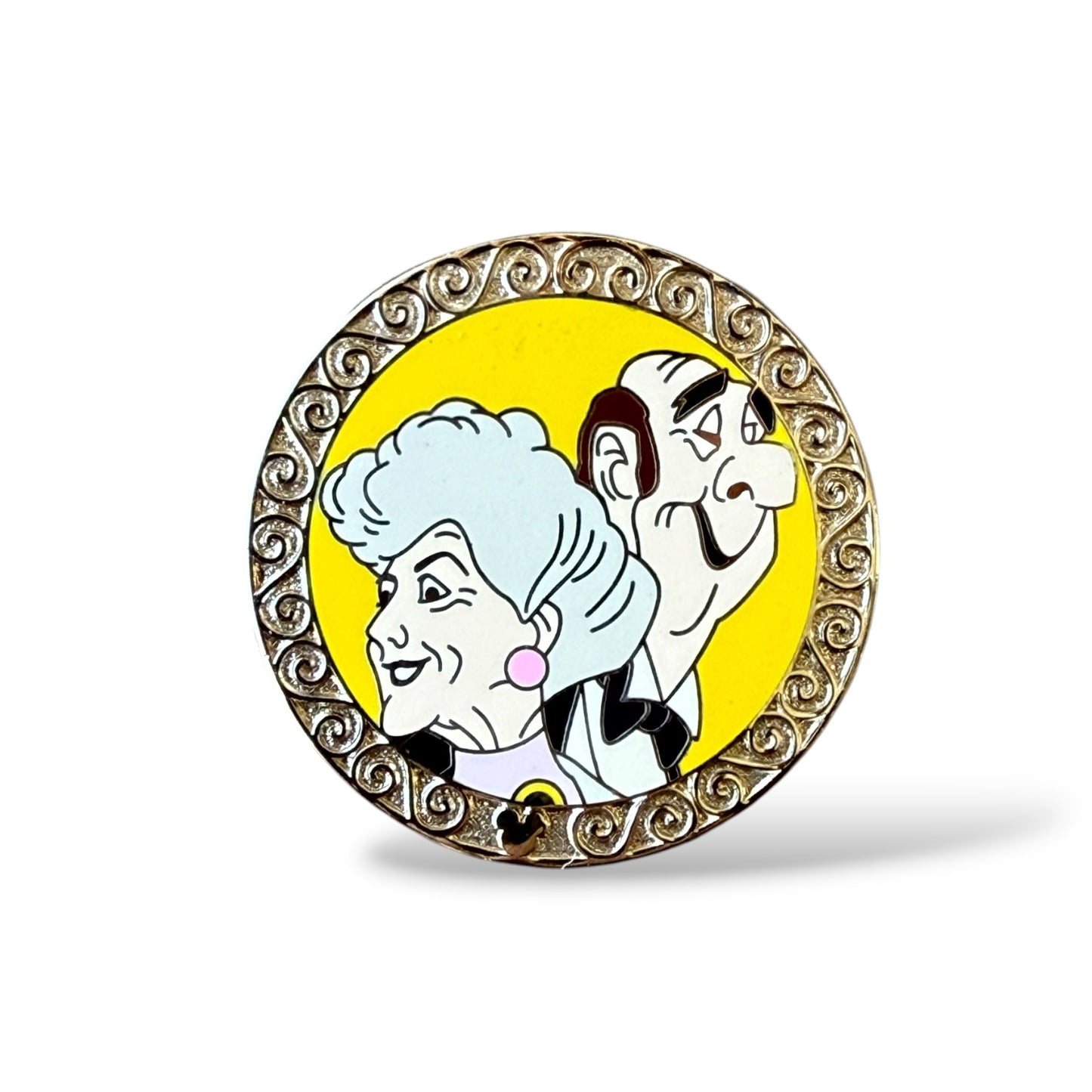 Cast Lanyard The Aristocats Madame Adelaide Bonfamille and Edgar Hidden Mickey Pin