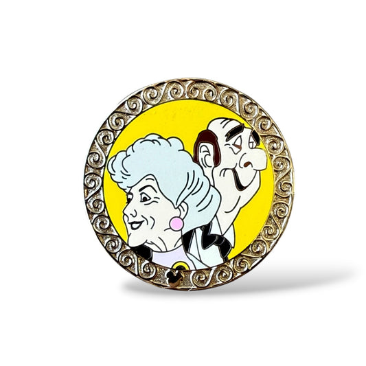 Cast Lanyard The Aristocats Madame Adelaide Bonfamille and Edgar Hidden Mickey Pin