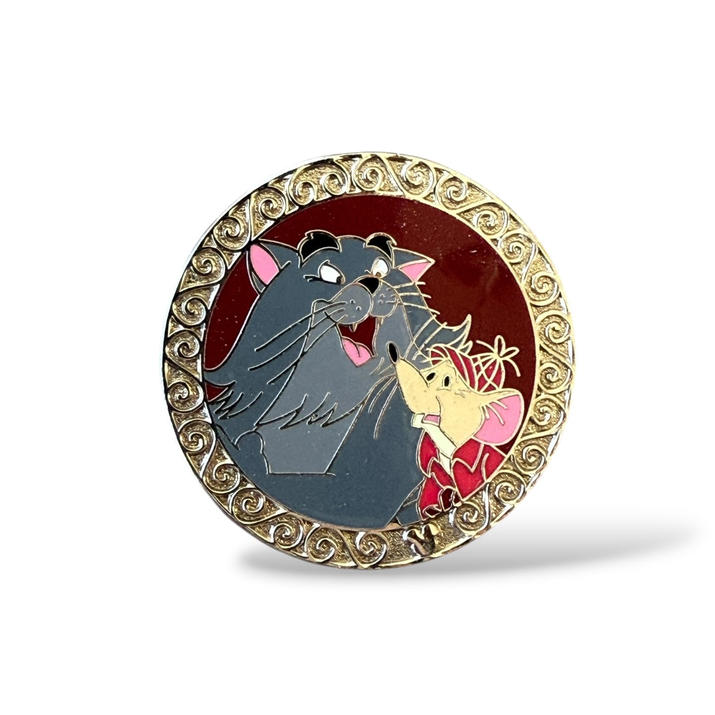 Cast Lanyard The Aristocats Roquefort and Billy Boss Hidden Mickey Pin